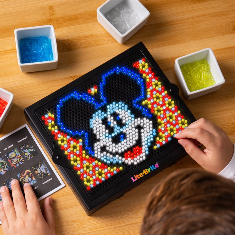 Lite Brite Super Bright HD  Disney Edition - Creative Retro Light-Up Screen - Educational Play for Children  Enhances Creativity  Gift for Boys and Girls Ages 6+ - Image 5